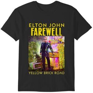 Elton John Farewell Tour 2022 Graphic T-Shirt Pop Rock Music Fan Gift Concert T